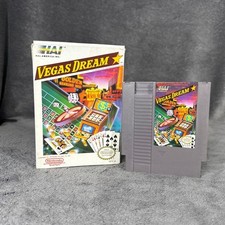 Vegas Dream - Authentic Nintendo NES - Tested & Works - Game - Box - No Manual
