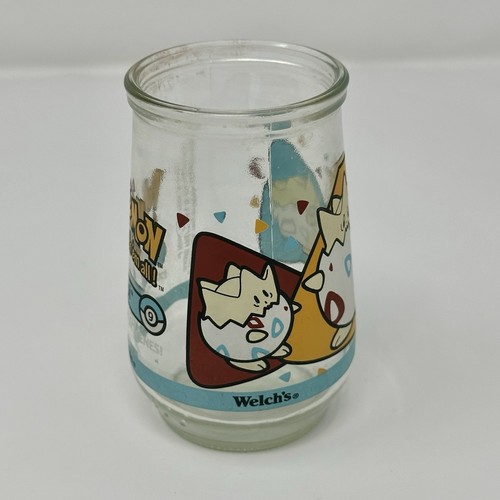 Vintage Pokémon #9 Togepi 1999 Collectible Welch's Glass Jelly Jar - Picture 3 of 7