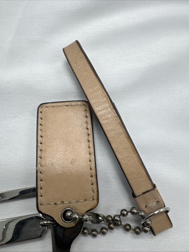 Coach Park Metro Beuteltasche Tasche Schlüsselanhänger Anhänger Anhänger - hellbraun - Bild 7 von 7