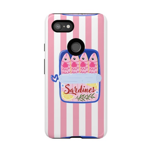 Fun Sardines Phone Case, Quirky Phone Cover, Cute Gift for Food Lovers - 第 217/261 張圖片