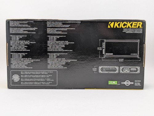 Kicker CXA1800.1 Mono Class D Subwoofer Amplifier - 1800 Watt Power - Picture 4 of 7