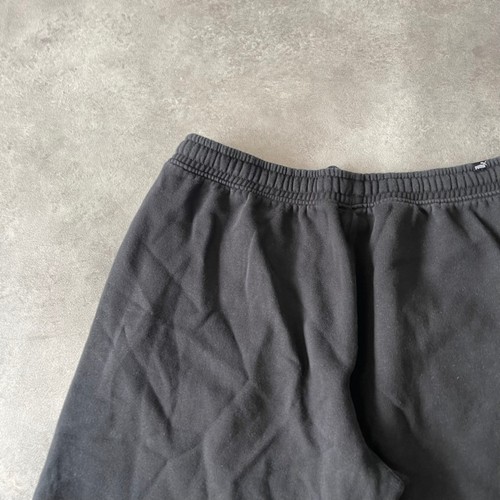 Puma Sweat Shorts Mens XL Relaxed Fit Cotton Sports Bottoms Black - Picture 8 of 10