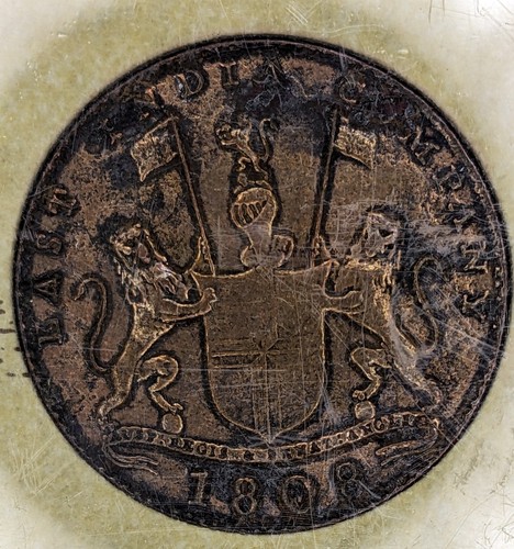 1808 Admiral Gardner East India Co. Vintage Shipwreck Cash Coin