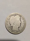Coin, 1904-O Barber Quarter