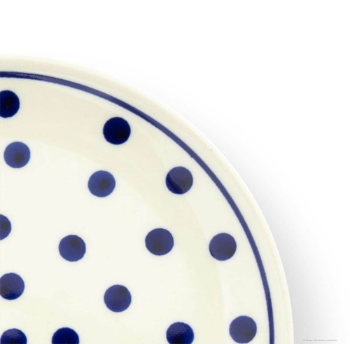 Original Bunzlauer Keramik flacher Teller (Kuchenteller) Ø16,0cm H2,0cm Dekor 37 - Bild 3 von 5