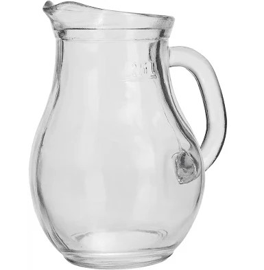 Pichet à eau Bistrot 25cl en verre pour terrasses et repas de famille
