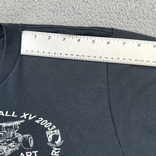 Vintage Fruit Of the Loom Best Large Black T Shirt POW MIA 30 Year Anniversary - Picture 12 of 14
