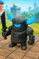 Mini PEKKA Figurine - Clash Royale 3D Printed Cute Toy for Kids, Teens, & Adults
