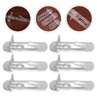 30pcs Cupboard Shelf Pegs Transparent Shelf Support Clips for Home Store