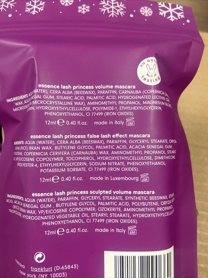 Máscara efecto pestañas postizas Essential Lash Princess (paquete de 3 variedades) precio de venta de otoño Foto 2 de 2