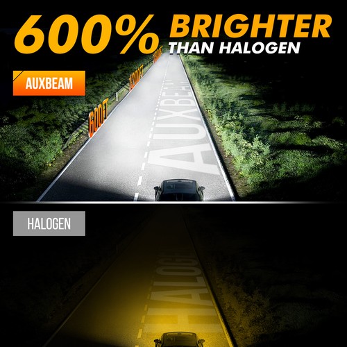 AUXBEAM H11 9005 LED Headlight Bulb Hi/Lo Beam for Chevy Silverado 1500 2007-15 - Bild 3 von 15