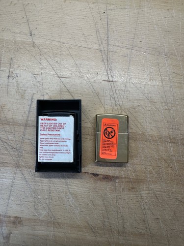 1997 ZIPPO Nascar Camel Powered Racing Brass Lighter w/ OMP Box - Picture 2 of 4