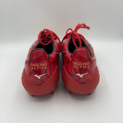 Mizuno Alpha 2 Elite FG Fußballschuhe Herren Größe 9,5 rubinrot Packung einmal getragen - Bild 5 von 10