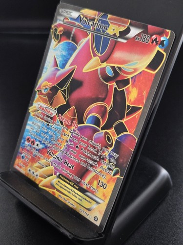 Volcanion EX, #107/114, Steam Siege XY, Ultra Rara, Carta Pokémon, LP - Foto 2 di 9