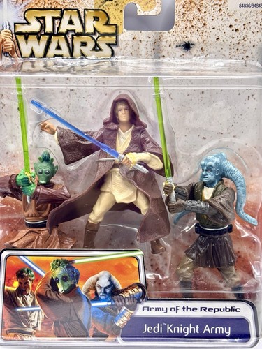 Star Wars Ejército de la República Jedi Caballero Ejército Paquete de 3 Guerras Clon NUEVO - Imagen 2 de 7