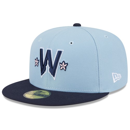 Hombre New Era Azul Claro/Marina Washington Nationals 2025 City Connect 59FIFTY - Imagen 1 de 5