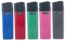 Electronic Lighters Full Size 5 Count