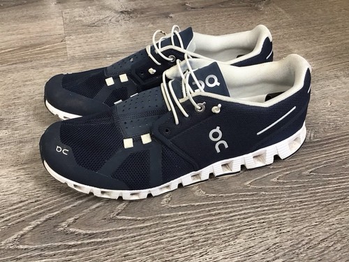 Scarpe da corsa ON RUNNING Cloud 5 "Navy/White" da uomo taglia 8,5 Swiss Engineering - Foto 4 di 12