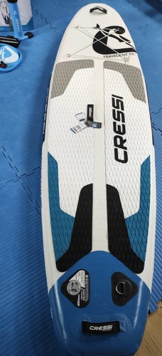 Cressi Travelight Stand Up Paddle ISUP Set 280 x 81 x 15 cm Blanco/Azul - Imagen 4 de 23
