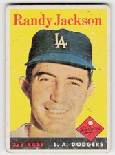1958 Topps #301 Randy Jackson