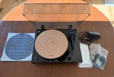 Fluance RT83 Turntable Black w/ Ortofon 2M Red + Cork Mat – Works Great