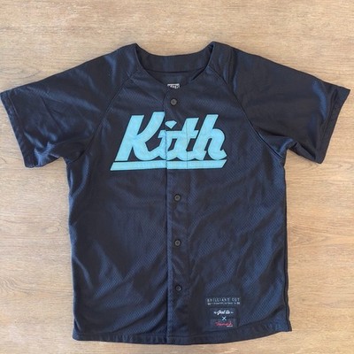 Kith x Diamond Supply Co. Raleigh Short Sleeve Jersey-SS15 Collab-Black-Sz Med