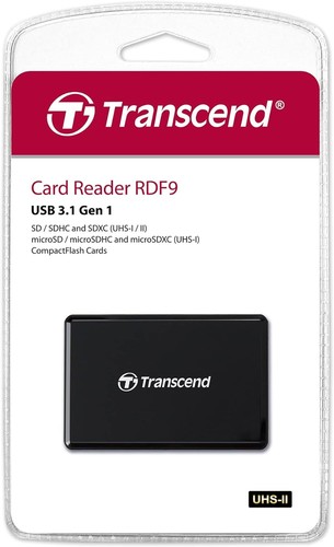 Transcend USB 3.1 Gen 1 kompakter schwarzer Multifunktionskartenleser für UHS-I - Photo 10/10