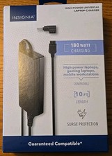 Insignia 180W High Power Universal Laptop Charger NS-PWL9180 (OPEN BOX)