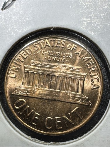 1962 DDO Doubled Die Obverse DATE Brilliant Red Lincoln Cent Uncirculated - Picture 3 of 5