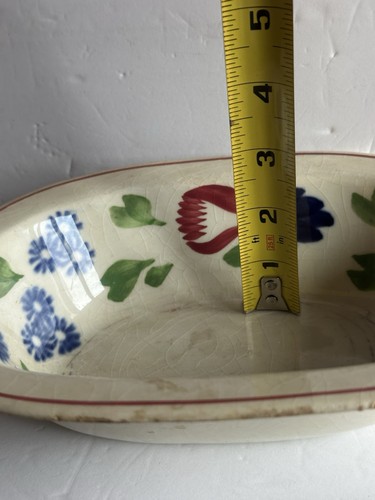 Johnson Brothers Antique Oval Vegetable Serving Bowl Floral Made in England - Picture 18 of 18