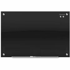 Quartet G7248b-A 48" H X 72" W Magnetic Glass Dry Erase Board, Gloss, Black