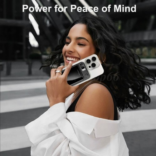 Magnetyczny bezprzewodowy powerbank 22,5W 50000mAh PD USB-C do iPhone 16/15/14/13 - Zdjęcie 14 z 23