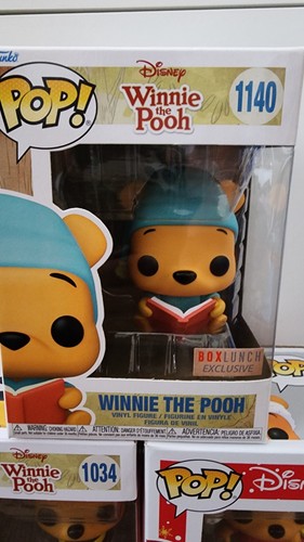 LOTE 3 Funko POP Disney Winnie The Pooh Figura de Lectura Caja Almuerzo NAVIDAD Abeja - Imagen 4 de 5