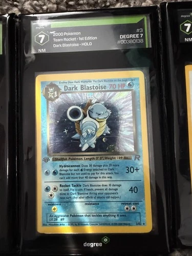 Pokémon TCG Dark Blastoise 3/82 Team Rocket 1st Edition Holo Rare Card 2000