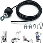 196' Adjustable Home Gym Replacement Cables Steel Core with Fitness Cable