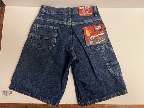 Wrangler Classic Boys Carpenter Jean Shorts Size 10 Reg Adjustable Waist -NWT - Picture 1 of 4