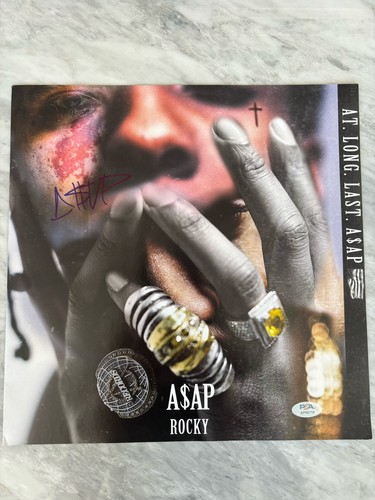 A$AP Rocky Signed Autographed Record Insert Booklet At Long Last Asap Psa DNA  - Picture 2 of 4