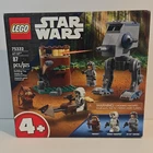 LEGO Star Wars AT-ST 75332 Complete Set 87 pcs Wicket Scout Trooper Driver