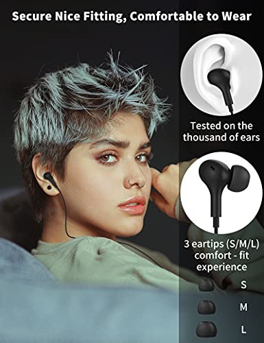 USB C Headphone for Samsung S23 FE S22 S21 S20 A53 A54 Wired Earbuds Magnetic - Zdjęcie 6 z 7