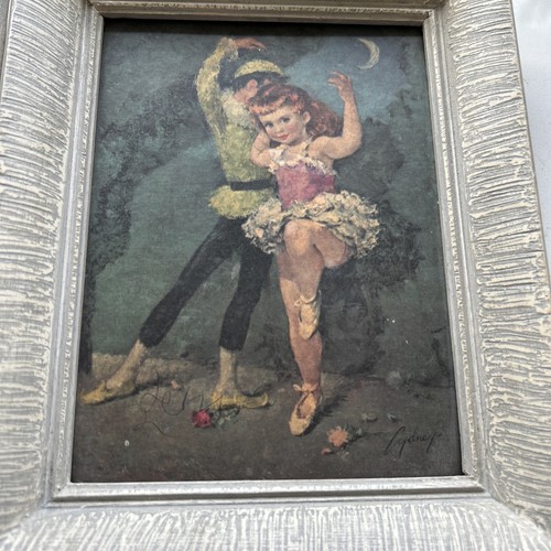 Cyndey Grossman Art 50s Mcm Wall Decor Ballerina- Read - Picture 3 of 10