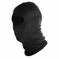 FLY RACING Rayon Silk Feel Black Lightweight Ski Mask Balaclava 48-1037-30
