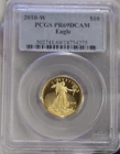 2010 W US Proof Gold Eagle $10 1/4 oz PCGS PR69 DCAM
