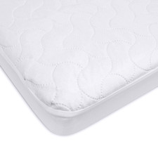 Waterproof Fitted Pack and Play Mattress Protector 39" X 27" - Quilted, Noiseles