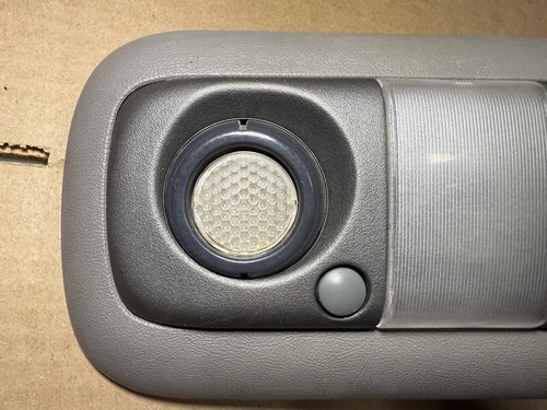1995-1999 Chevy GMC Truck Tahoe Suburban Yukon Gray Overhead Dome Map Light - Picture 3 of 5