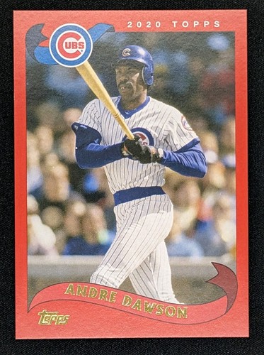 2020 Topps Archives - 2002 Topps Andre Dawson #295 Red /75