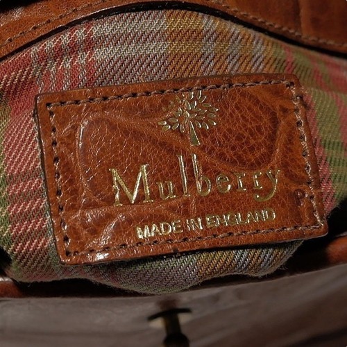 MULBERRY Shoulder Bag Purse Brown Leather Authentic - Picture 21 of 24