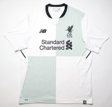 LIVERPOOL 2017/2018 AWAY 125 YEARS FOOTBALL KIT SHIRT JERSEY NEW BALANCE MENS L
