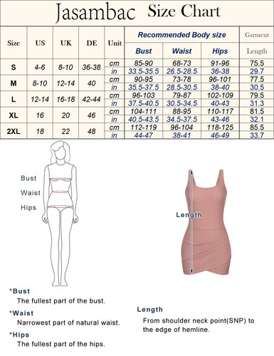 Women's One Piece Swimdress Swimsuit Push Up Swim Dresses Ruched Tummy Contro... - Picture 6 of 6