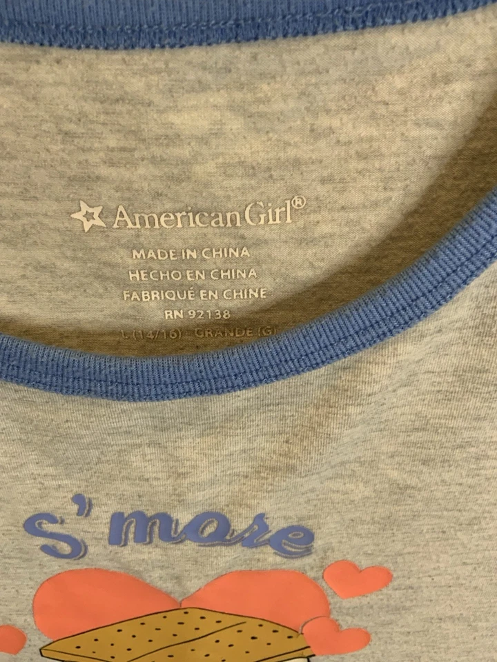 Pijama muñeca American Girl "S'more Please" talla grande 14/16 Foto 4 de 4