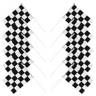 10pcs Racing Flag Checkered Flag Banner Race Car Party Decoration Party Favor